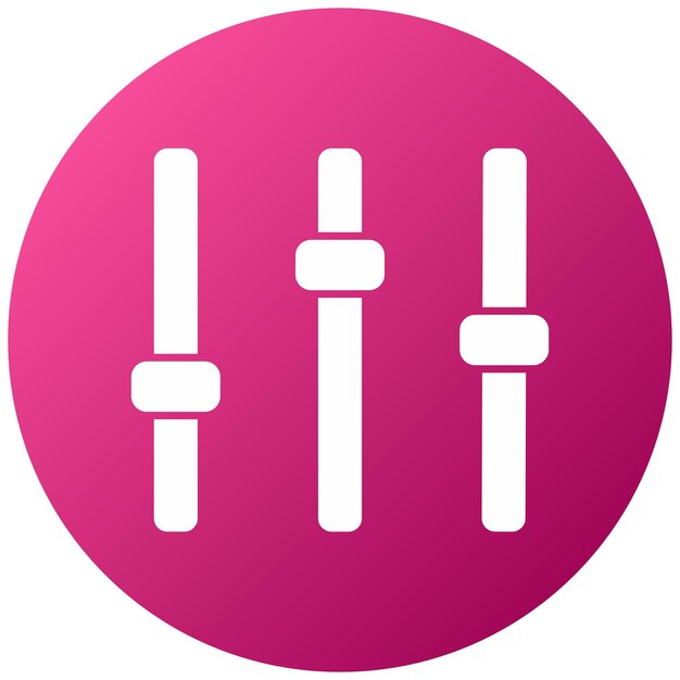 Vector Design Controls Icon Style