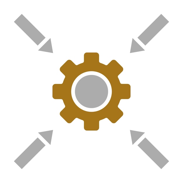 Vector Design Convergence Icon Style