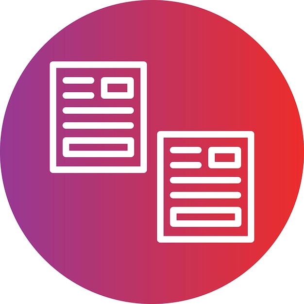 vector design copy icon style