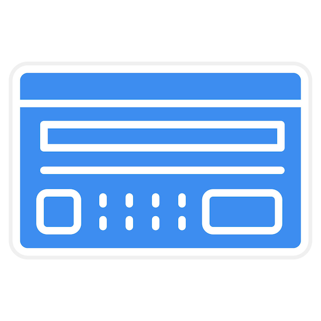 Vector Design Credit Card Icon Style