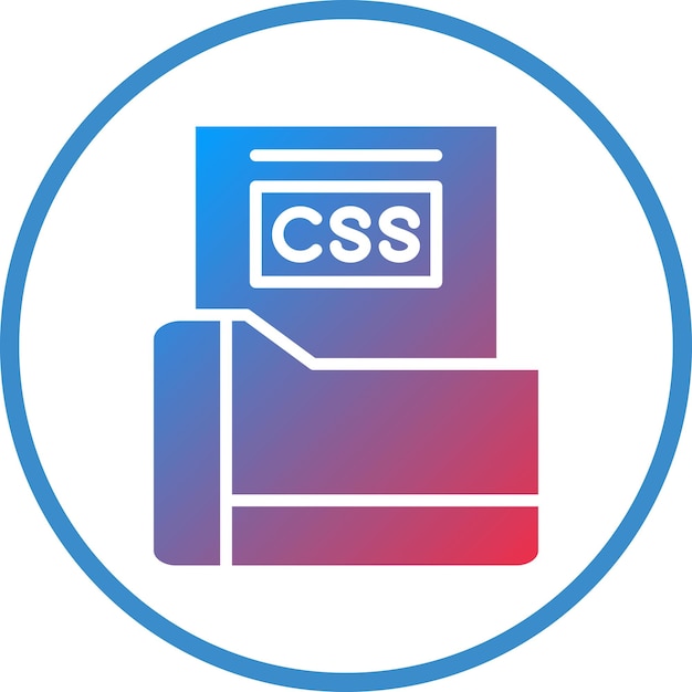 Vector Design Css File Icon Style