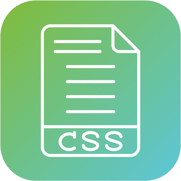 Vector Design CSS Icon Style