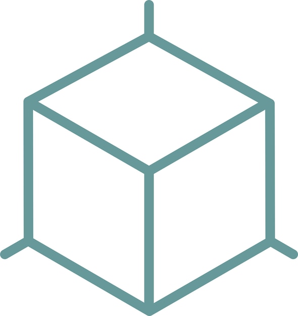 Vector Design Cube Storage Icon Style