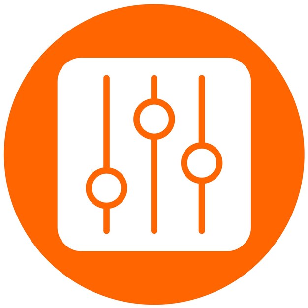 Vector Design Customize Panel Icon Style