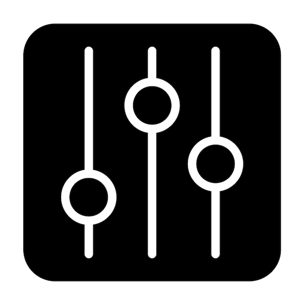 Vector Design Customize Panel Icon Style