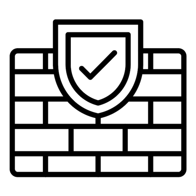 vector design cyberwall icon style