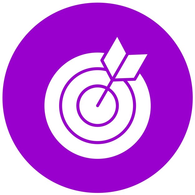 vector design dart icon style
