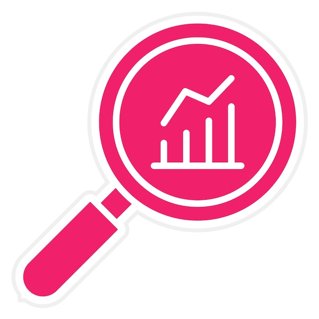 Vector Design Data Analysis Icon Style