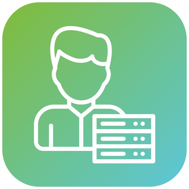 Vector Design Data Controller Icon Style
