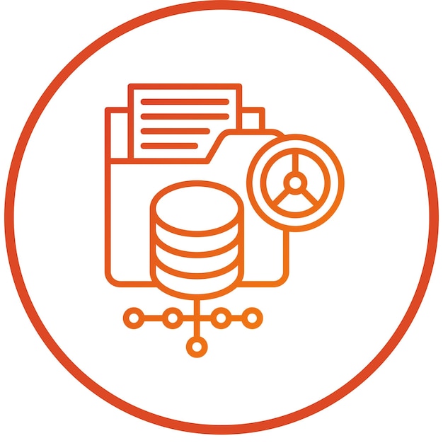 vector design data controller icon style