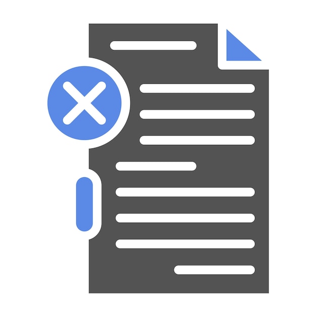 Vector Design Data Infringement Icon Style