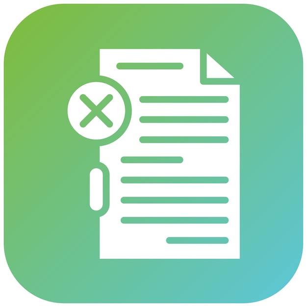 Vector Design Data Infringement Icon Style