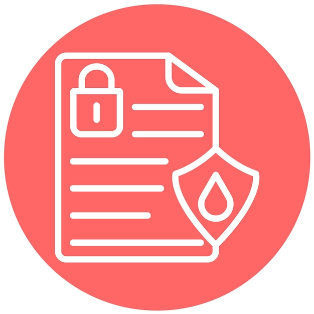 Vector Design Data Leak Icon Style