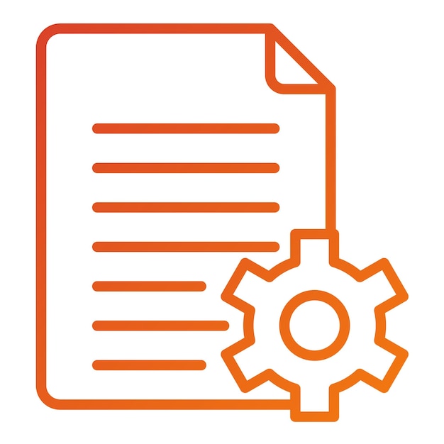 vector design data management icon style