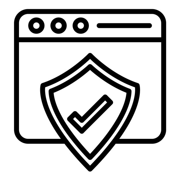 Vector Design Data Protection Icon Style