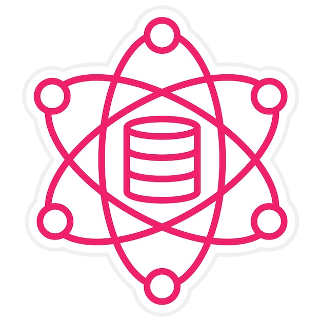Vector Design Data Science Icon Style
