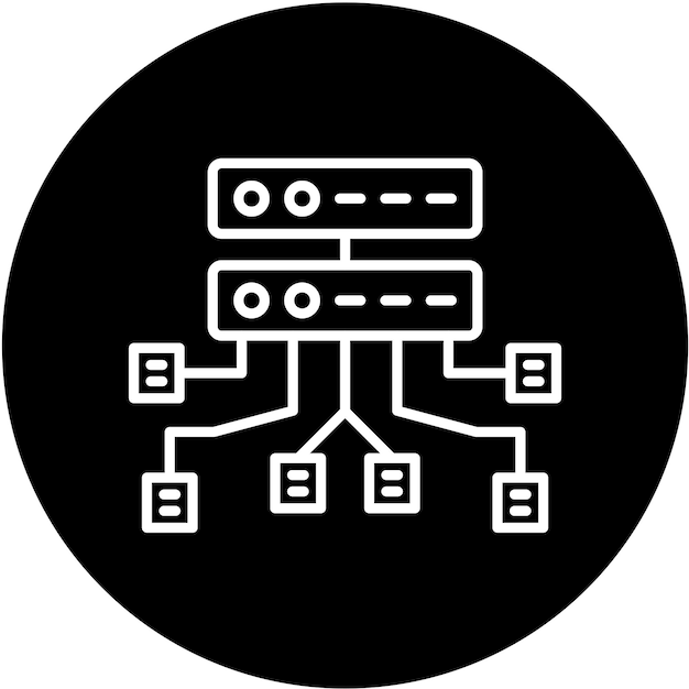 vector design data structure icon style