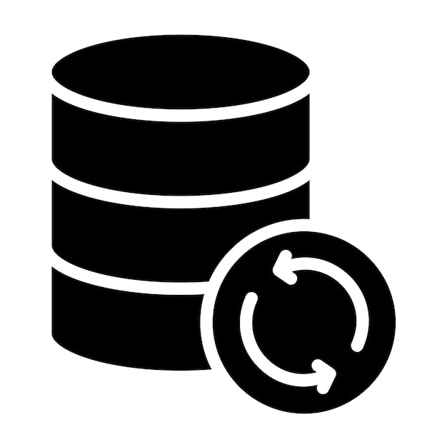 Vector Design Database Backup Icon Style