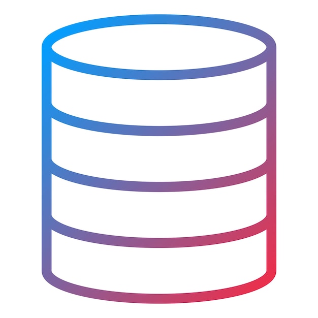 Vector Design Database Icon Style