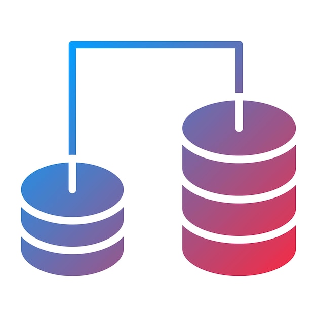 vector design database icon style
