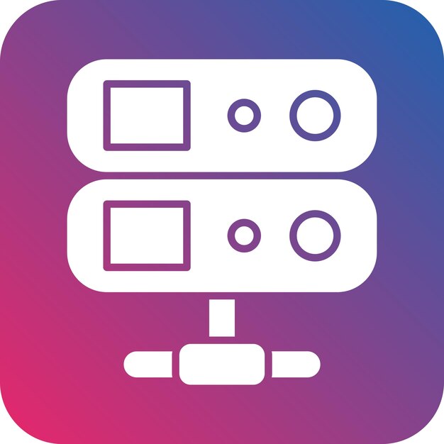 Vector Design Database Icon Style