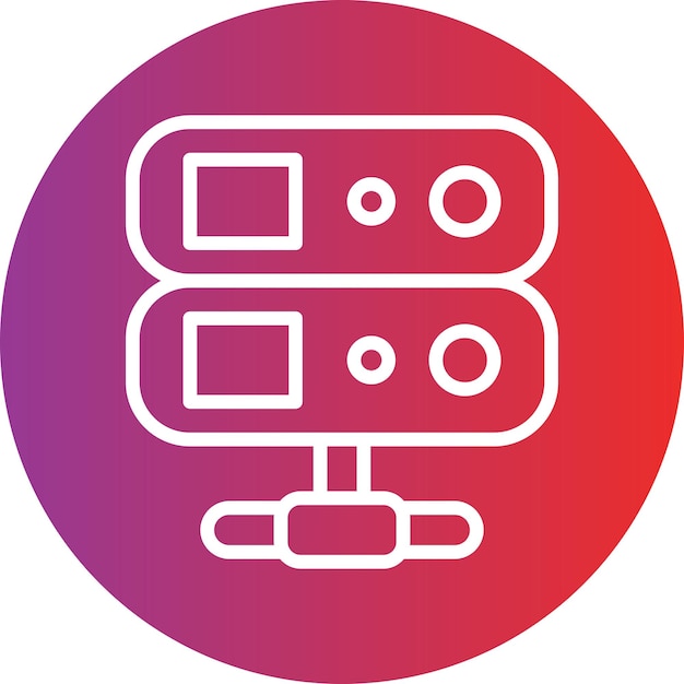 Vector Design Database Icon Style