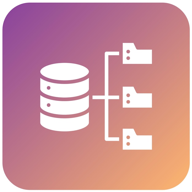 Vector Design Database Icon Style