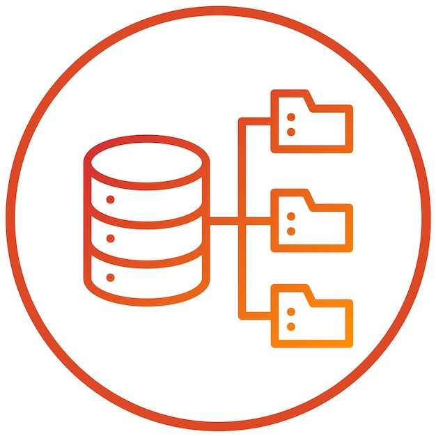 Vector Design Database Icon Style