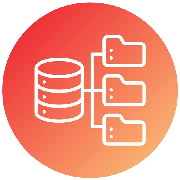 Vector Design Database Icon Style