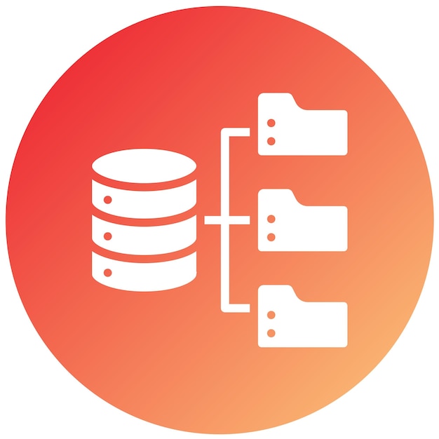 Vector Design Database Icon Style