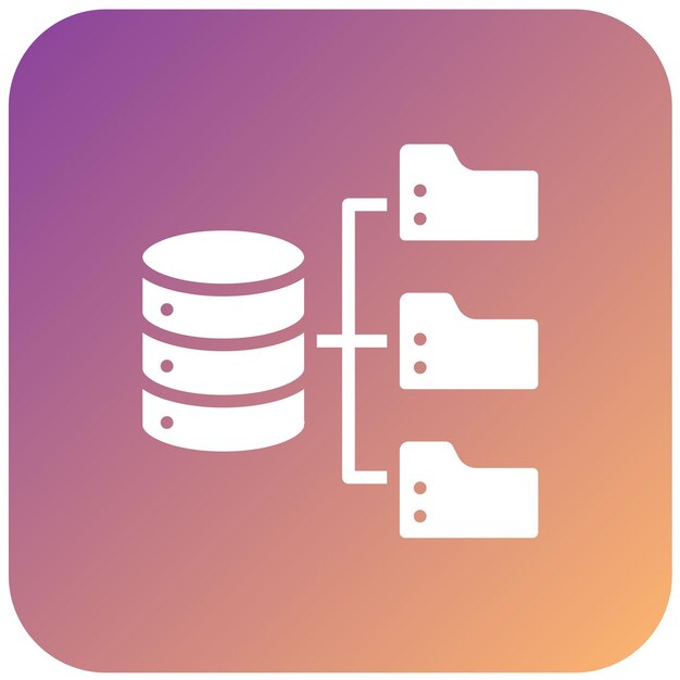 Vector Design Database Icon Style