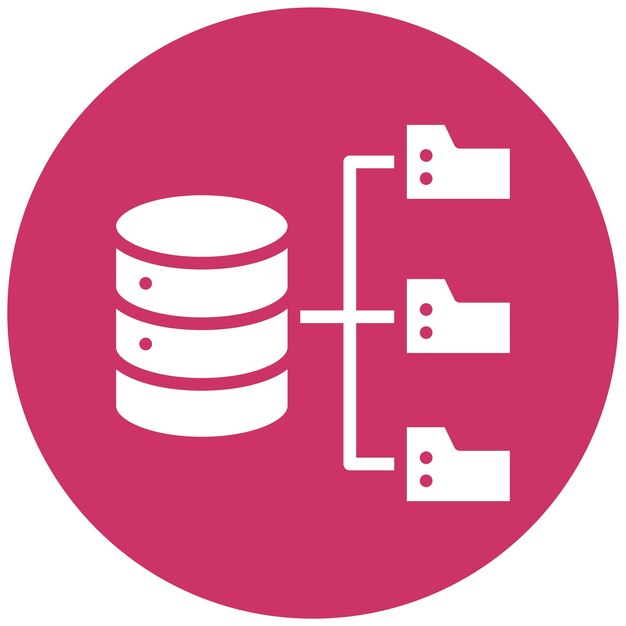 Vector Design Database Icon Style