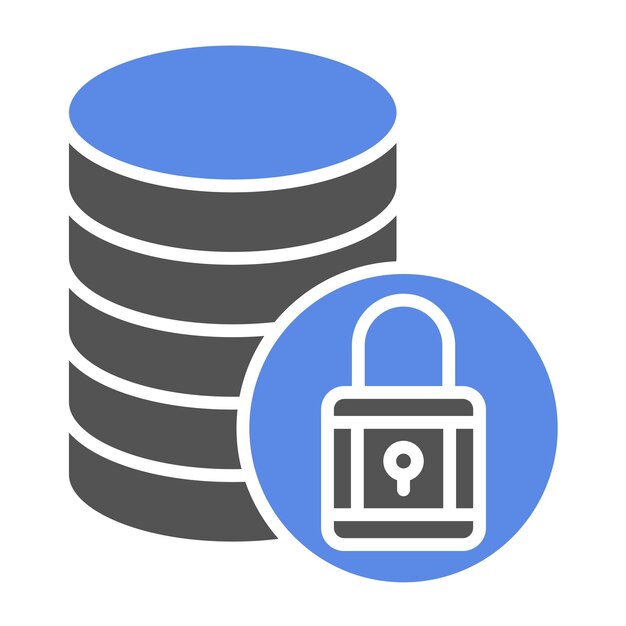 Vector Design Database Icon Style