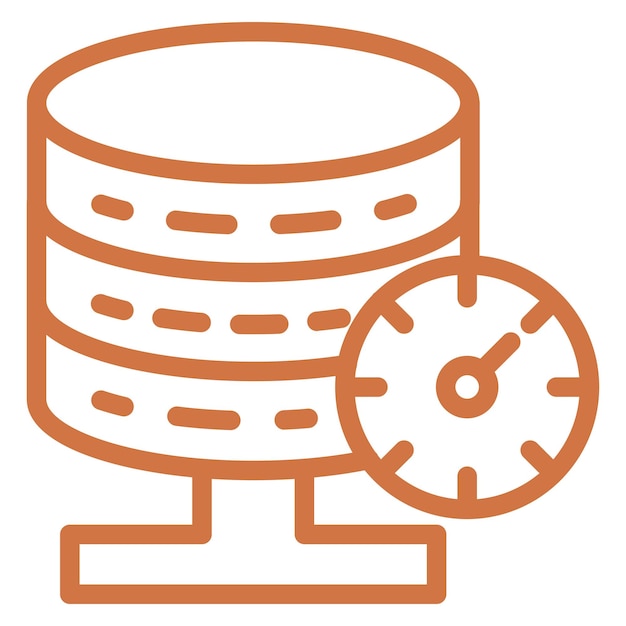 vector design database speed icon style