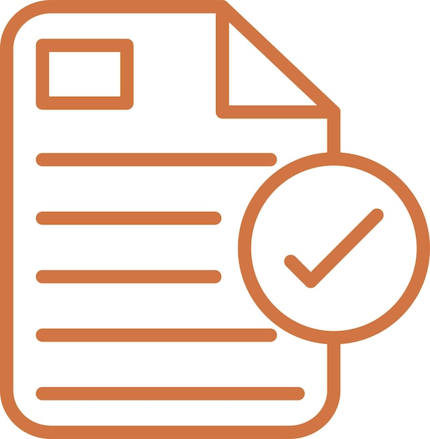 Vector Design Design Verification Icon Style