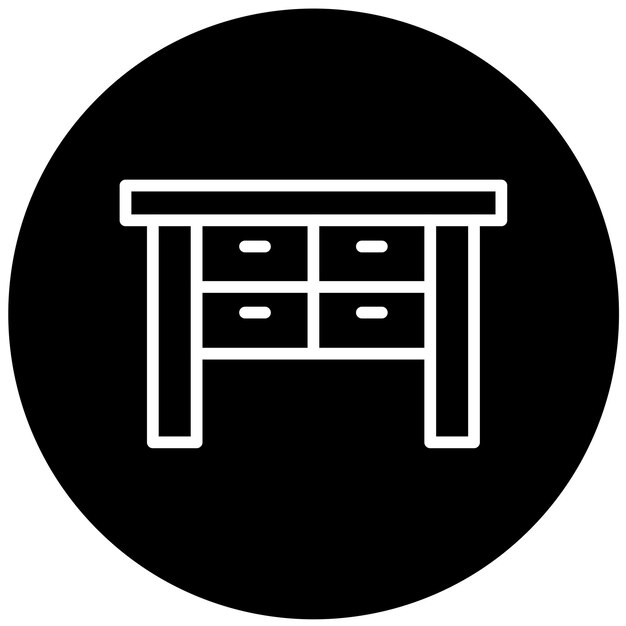 Vector Design Desk Icon Style