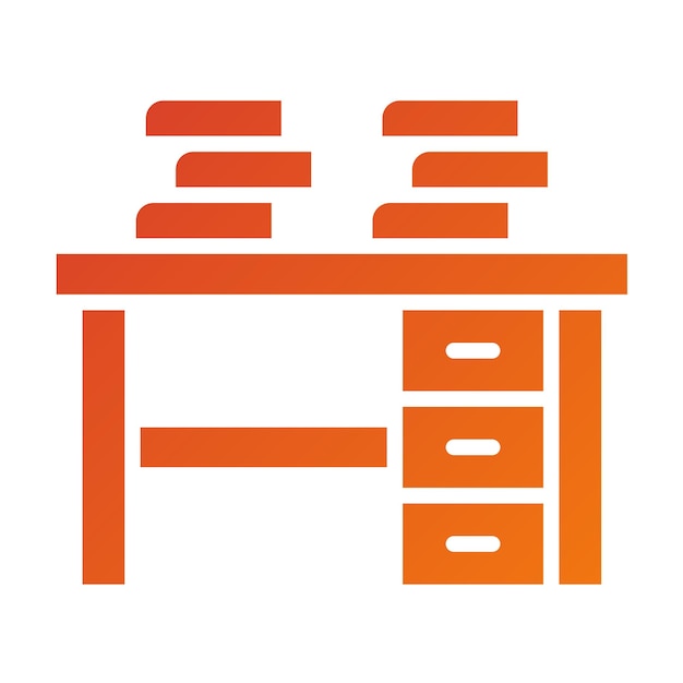 Vector Design Desk Icon Style