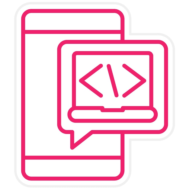 Vector Design Dev Environment Icon Style