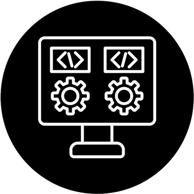 Vector Design Dev Environment Icon Style