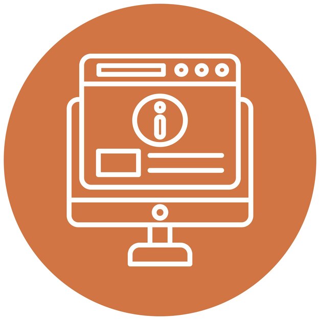 Vector Design Digital Information Icon Style