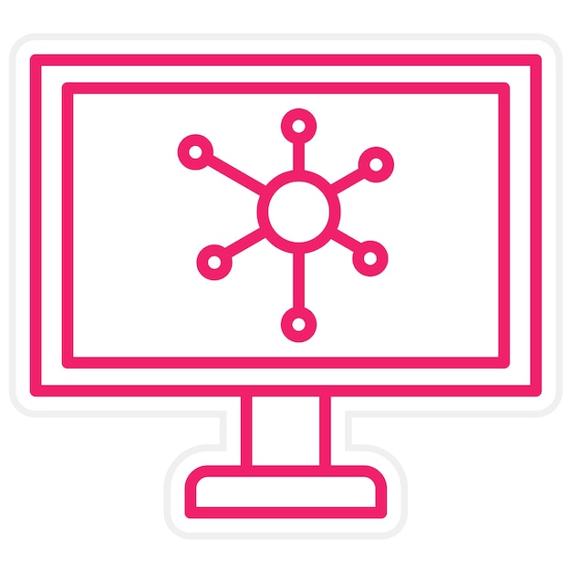 vector design digitalization icon style