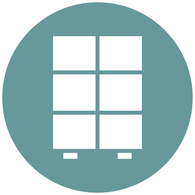Vector Design Display Shelf Icon Style
