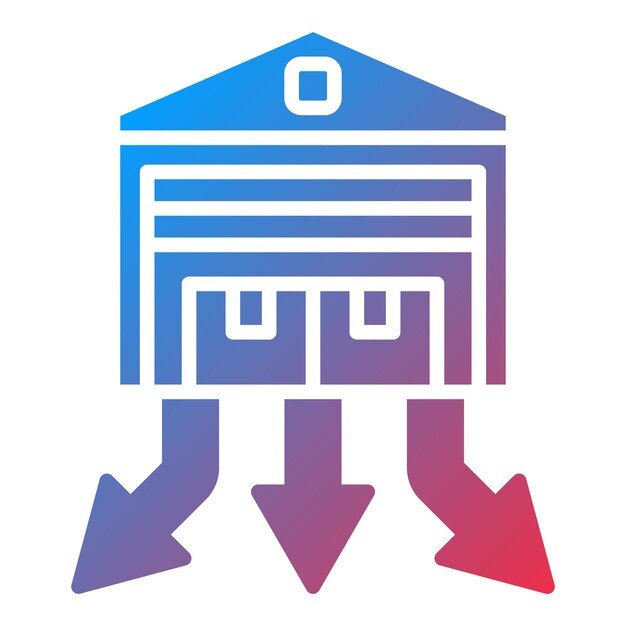 Vector Design Distribution Center Icon Style