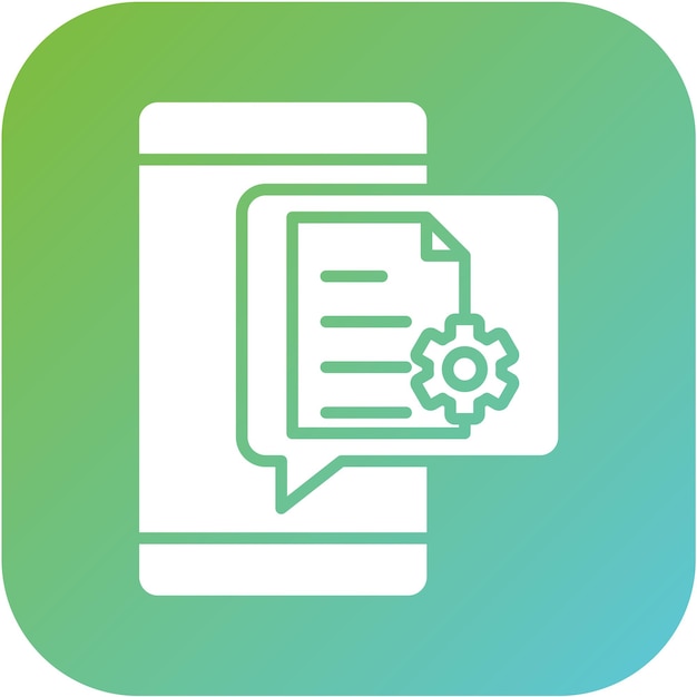 vector design document settings icon style