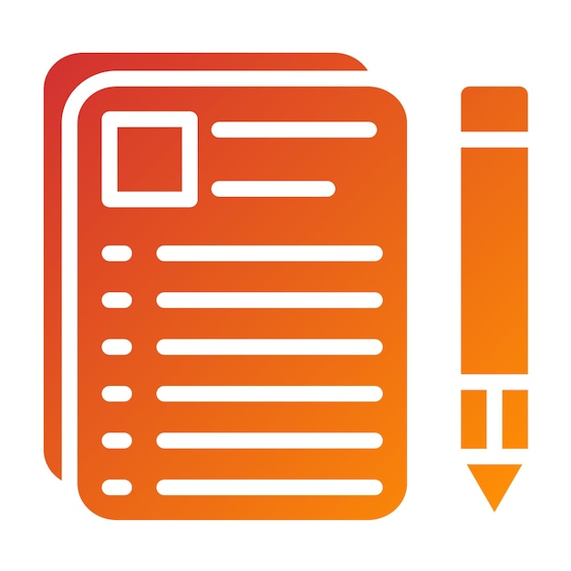 Vector Design Documentation Icon Style