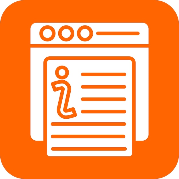 vector design documentation portal icon style