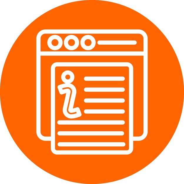 Vector Design Documentation Portal Icon Style