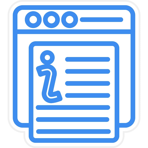 vector design documentation portal icon style