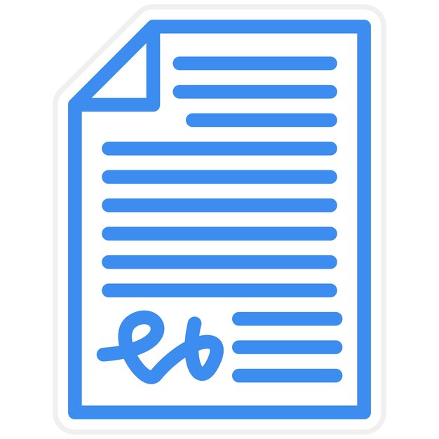 Vector Design Documents Icon Style