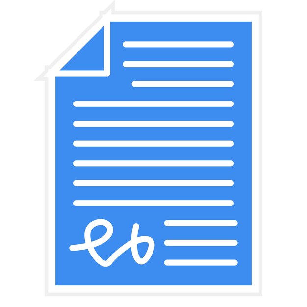 Vector Design Documents Icon Style